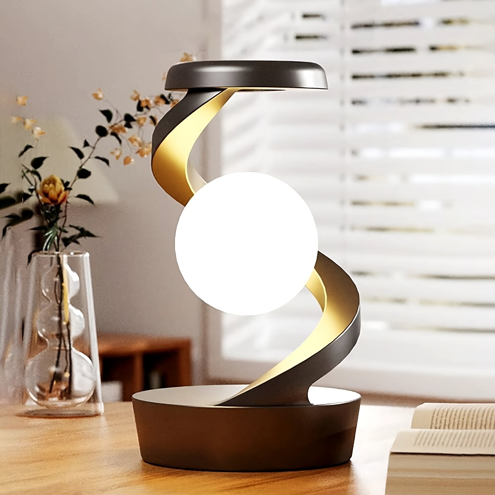 MagLev Glow - Floating Atmosphere Lamp with Wireless Charging