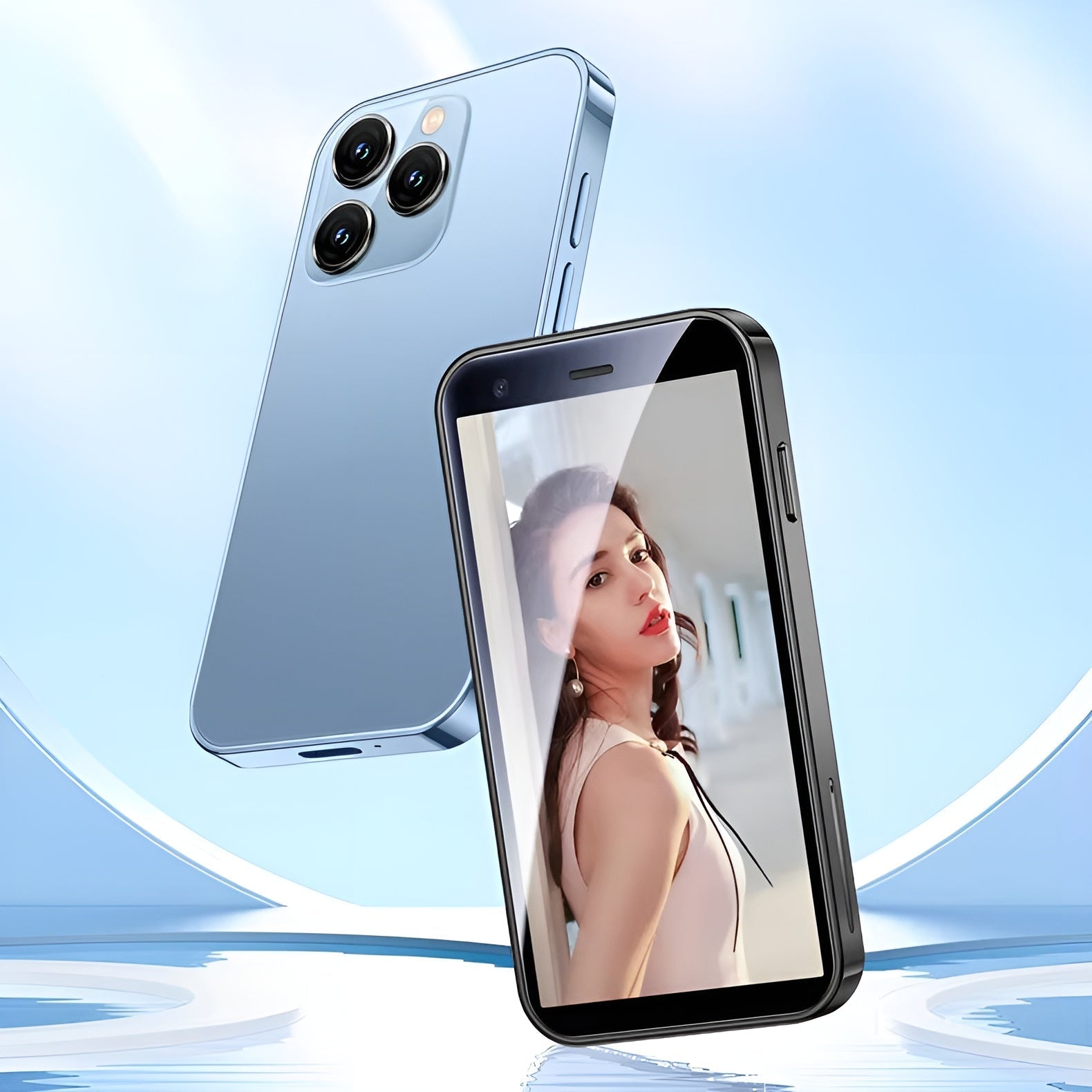 Mini Smartphone 3.0'' | Compact, Powerful & Smart – Android, 2GB RAM, 16GB ROM & Google Play